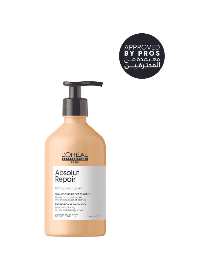 L'Oréal Professionnel Serié Expert Absolut Repair Shampoo For Dry and Damaged Hair 500.0ml - Image 1