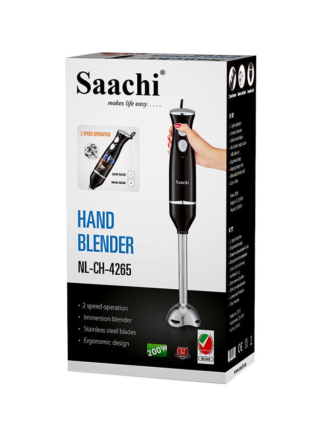 Saachi Hand Blender NL-CH-4265-BK Black  - Image 3
