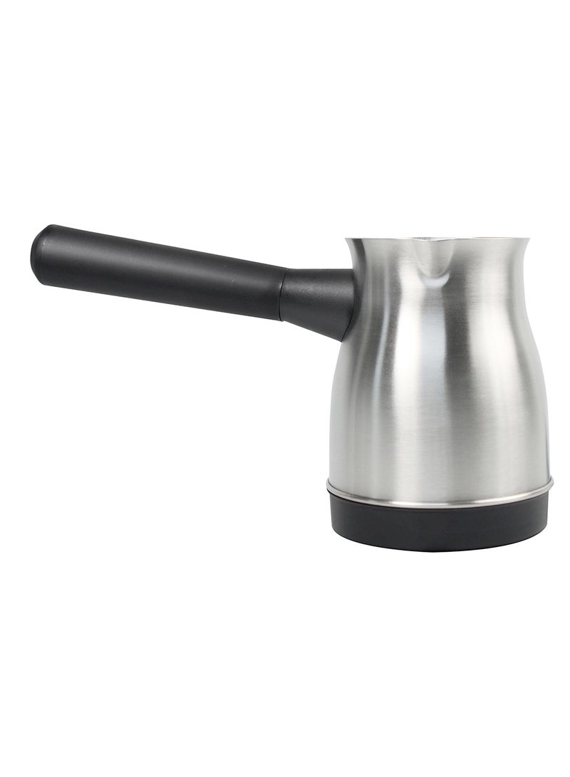 SONASHI - Turkish Coffee Maker with 800ml Jar - 360-Degree Cordless Base with Removable Handle | Auto Shut Off Feature STCM-4972 Silver/Black - Image 1