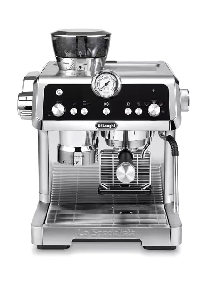 De'Longhi Specialista, Barista Pump Espresso Machine, Bean to Cup Coffee and Cappuccino Maker, 19 Bar, 2 L 1450 W EC9355.M Stainless Steel  - Image 2