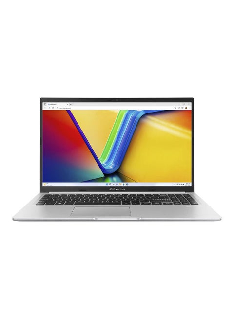 Asus Vivobook 15 X1605ZA-MB007W Laptop With 16 Inch WUXGA , Intel Core i5-1235U Processor/8GB RAM/512GB SSD/Intel UHD Graphics/Windows 11 English/Arabic Silver