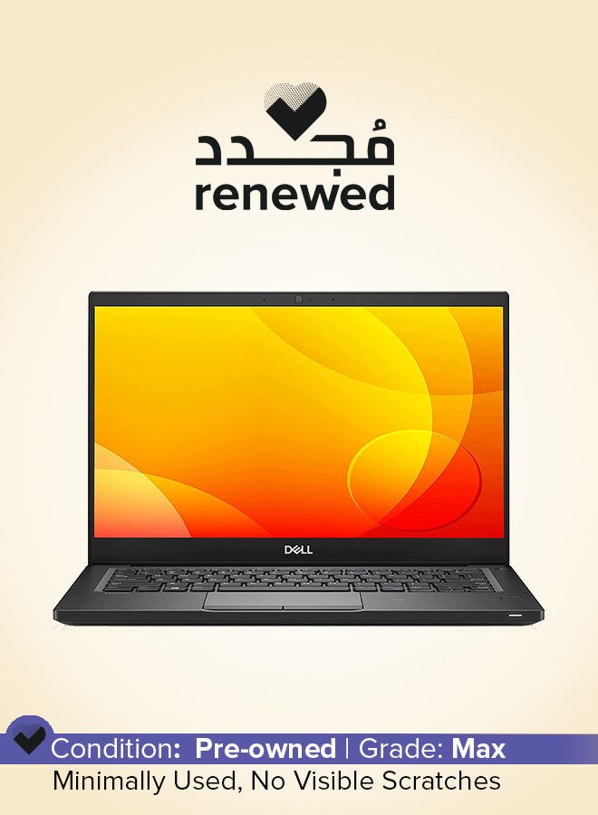 تم تجديده - الكمبيوتر المحمول Latitude 7390 بشاشة مقاس 13.3 بوصة ومعالج Core-i7-8650U/16GBRAM/512 SSD/Windows 10