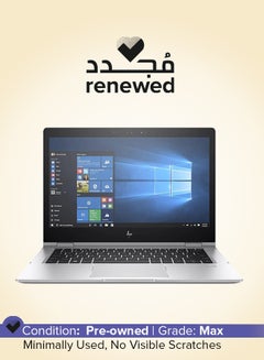 HP Renewed - Elite Book 1030 G2 With 13.3-Inch Display,Core i5-7650U/16 GB RAM/512 SSD/Windows 10 _ English/Arabic Silver  - Image 1