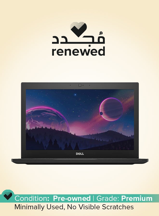 Renewed - Latitude 7390 Laptop With 13.3-Inch Display,Core-i7-8650U/16GBRAM/512 SSD/Windows 10 English/Arabic Black