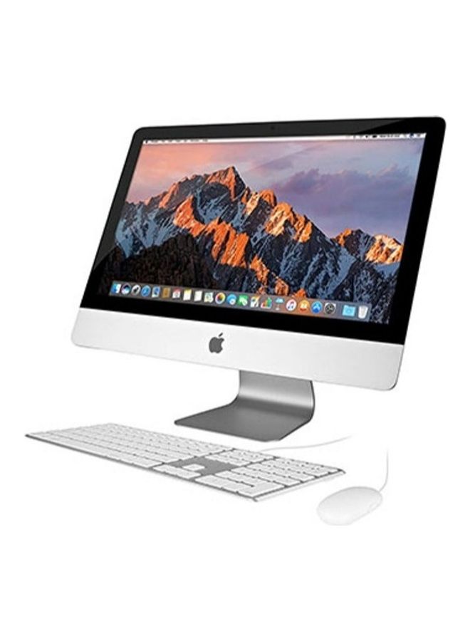 ابل  Renewed - iMac Slim 16GB RAM 512GB SSD i5 21.5 Inch - 2013 English Silver English Silver - Image 3