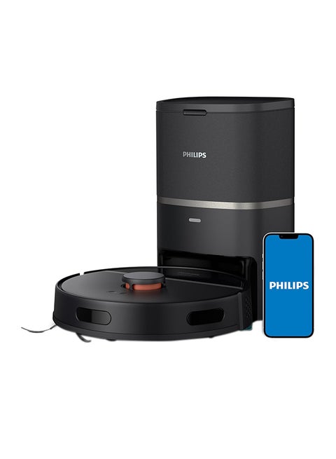 HomeRun 3000 Series Aqua Vacuum And Mop Robot 350 ml 3000 W XU3100/01 Black