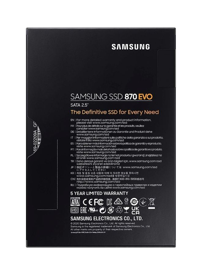 Samsung 870 EVO 2.5 Internal SSD - MZ-77E1T0BW 1 TB - Image 2