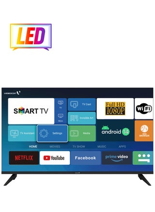 40 Inch Edgeless Android 14 Full HD Smart TV Netflix, Youtube, Amazon Prime Etc E40EL1100 Black - pnsku/N53429729A/45/_/1749037317/665a4c4d-6bd8-40c0-9290-17967264db46