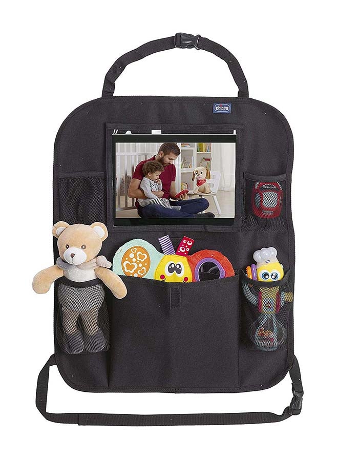 Chicco Car Seat Organizer With Ipad Holder, Black  - Image 1