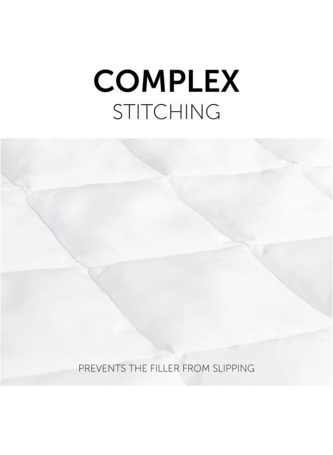 hauck - Bed Me Mattress Sheet And Protector, White 120Cm X 60Cm Universal Fitting For Travel Cots And Beds, Soft Fitted Sheets, Machine Washable - Image 1