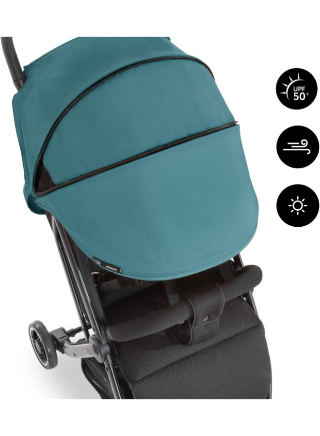 هوك - مظلة عربة الأطفال Swift X Canopy - بترولي - Image 1
