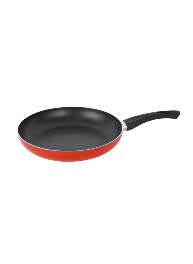 Royalford - 3 Layer N/S Coating Frypan Aluminium Non-Stick With Tempered Glass Lid Ptfe Free Pfoa Free Assorted Colour 22x4.2cm - Image 1