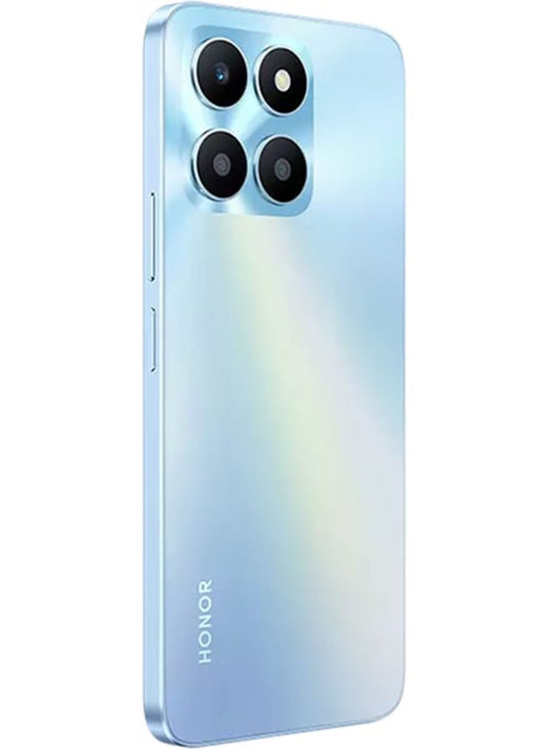 Honor - X6a Dual Sim Sky Silver 4GB RAM 128GB 4G With  Thermos Bottle  - Middle East Version - Image 1