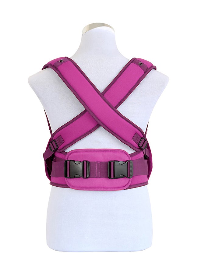 صنفينو حمالة أطفال زهور، قماش مريح، حتى 20 كجم - بنفسجي - Image 2