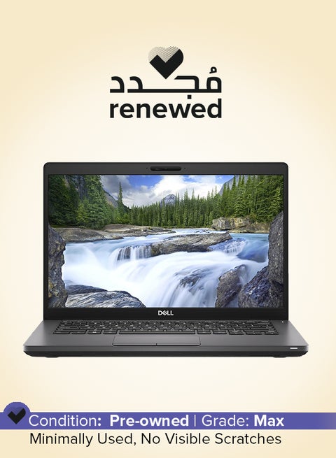 Renewed - Latitude 5400 Business Laptop With 14-Inch Display,IntelCore i5 8th Generation/16GB RAM DDR/512GB SSD/620MB Intel UHD Graphics/Windows 10 Pro Black