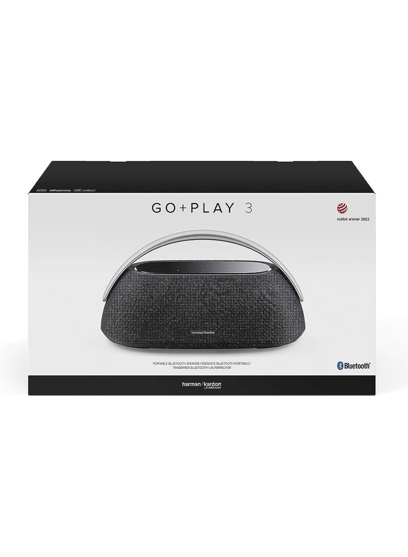 Go + Play 3 Portable Bluetooth Speaker Black - pnsku/N53430493A/45/_/1695105164/a25bbcc4-6035-46f4-b2f6-432c61ae41ca