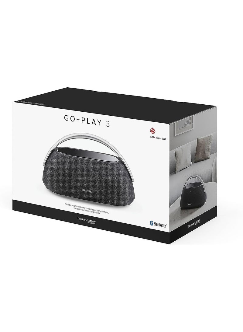 Go + Play 3 Portable Bluetooth Speaker Black - pnsku/N53430493A/45/_/1695105337/de1c656c-ffb6-47ab-9f3b-4b389279d19d