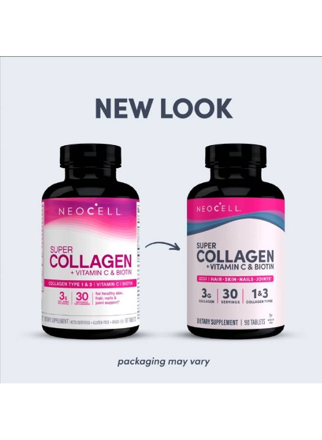 NEOCELL 90 Tablets Super Collagen + Vitamin C & Biotin  - Image 2