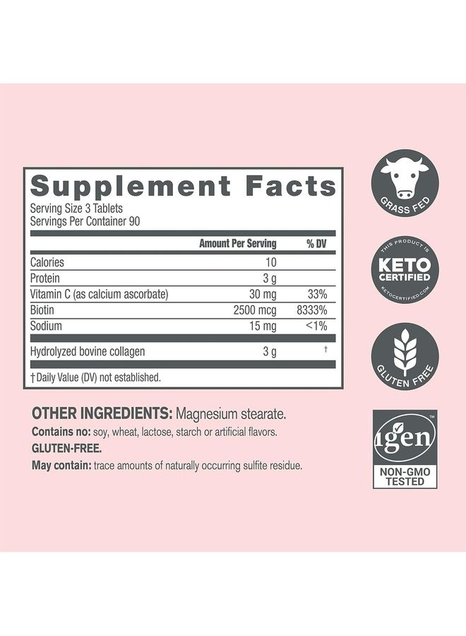 NEOCELL Super Collagen C Plus Biotin 180 Tabs - Image 3