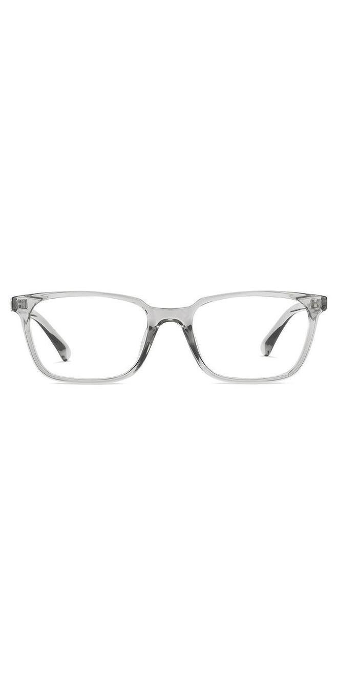 Lenskart Blu Zero Power Bluecut & Antiglare Computer Eyeglasses | Grey Full Rim Rectangle | For Men & Women | Medium | Lb E14067 - Image 1