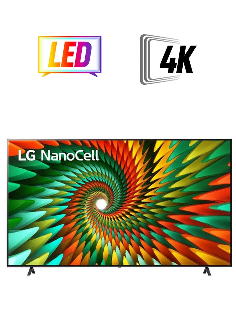 LG - 65 Inch NanoCell TV 4K HDR Smart TV 65NANO776RA Black 65NANO776RA Black - Image 1