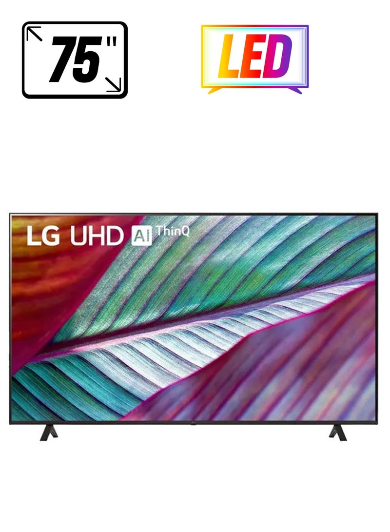 LG - 75 Inch LED TV 4K HDR Smart TV 75UR78006LL/75UR78066LK Black - Image 1