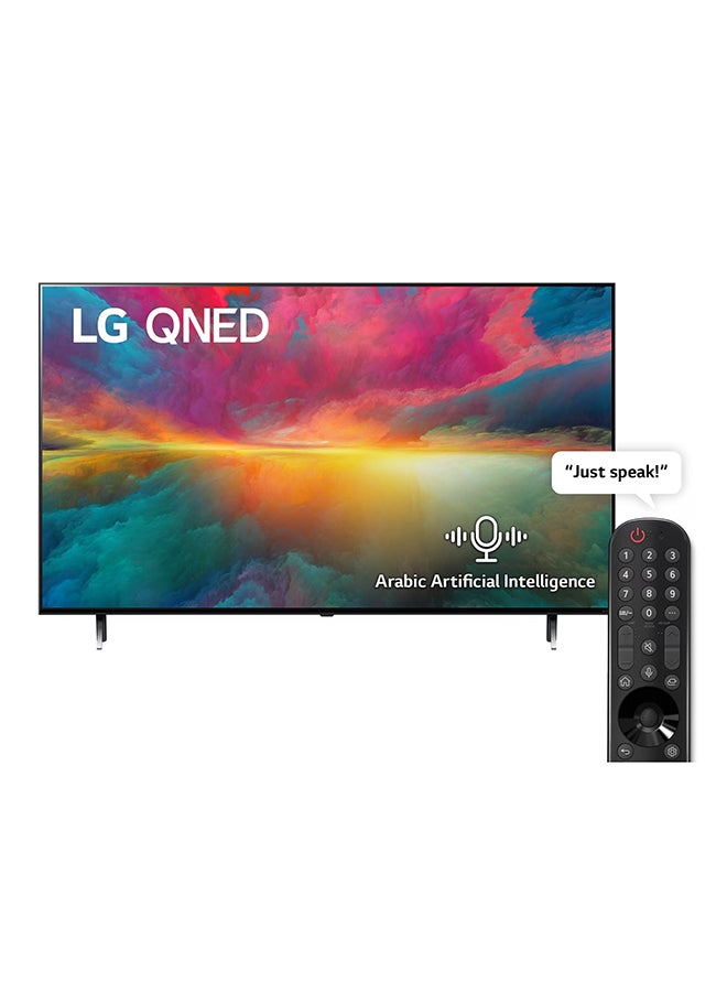 LG 55inch 4K QNED TV, WebOS, α5 Gen6 AI Processor 4K, 60Hz Native Refresh Rate 55QNED756RB Black - Image 1
