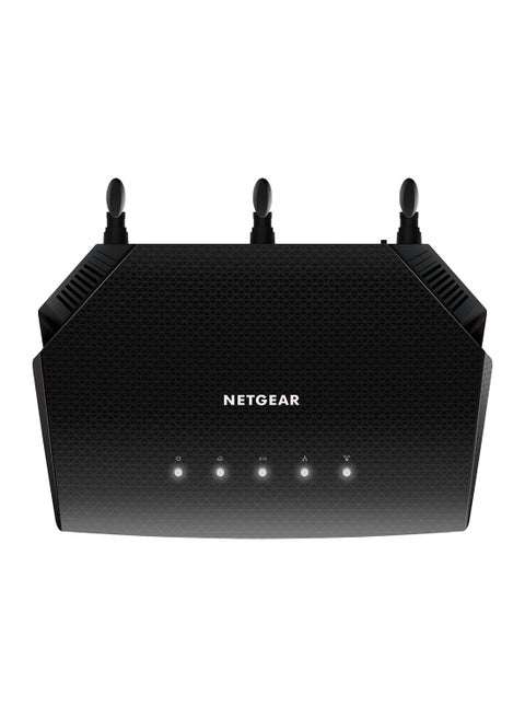 4-Stream Wi-Fi 6 Router (RAX10), AX1800 Wireless Speed ​​(up to 1.8 Gbps), 1,500 sq. Feet Coverage, Dual_Band, Black (RAX10-100EUS) Black