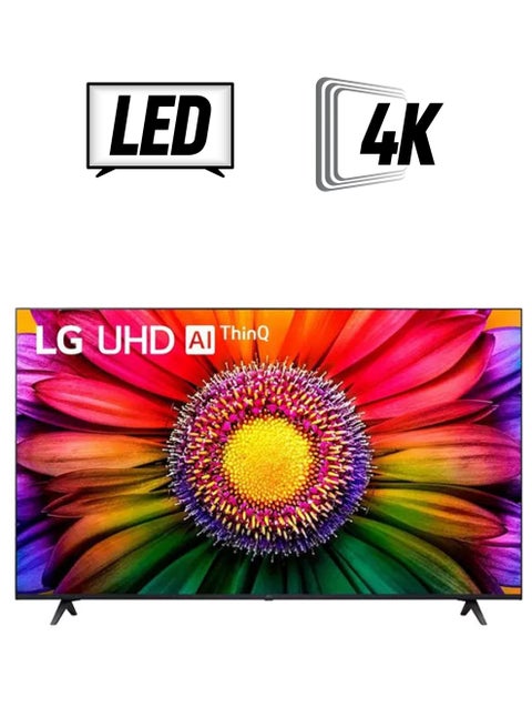 65 Inch LED TV 4K HDR Smart TV 65UR80006LJ Black