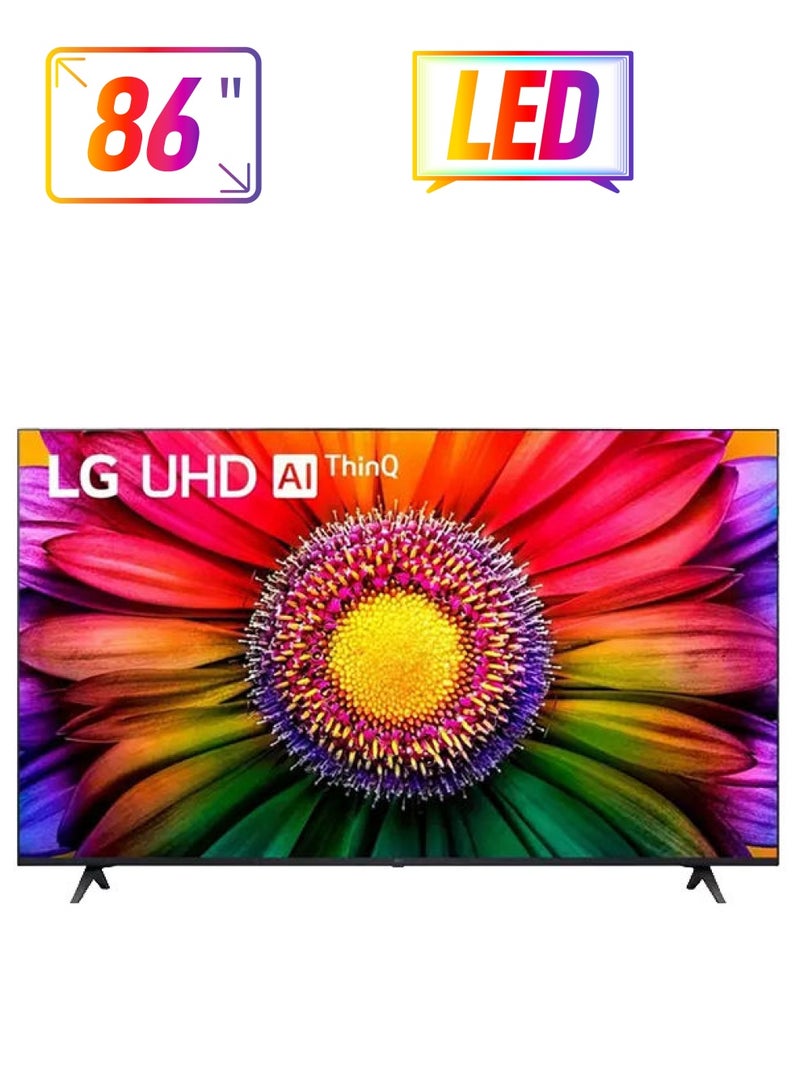 86 Inch LED TV 4K HDR Smart TV And Native 120HZ Refresh Rate 86UR80006LA Black - pnsku/N53430827A/45/_/1739967135/d1f93b3e-aea2-4704-90ab-f45cd04fe365