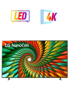 86 Inch NanoCell TV 4K HDR Smart TV 86NANO776RA. Black
