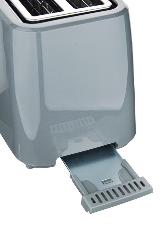 SONASHI - 2 Slice Bread Toaster - Adjustable 7 Browning Control with Slide Out Crumb Tray | Defrost, Reheat and Cancel Options | Cool Touch Body for Fast Toasting 750 W ST-210 Grey - Image 1
