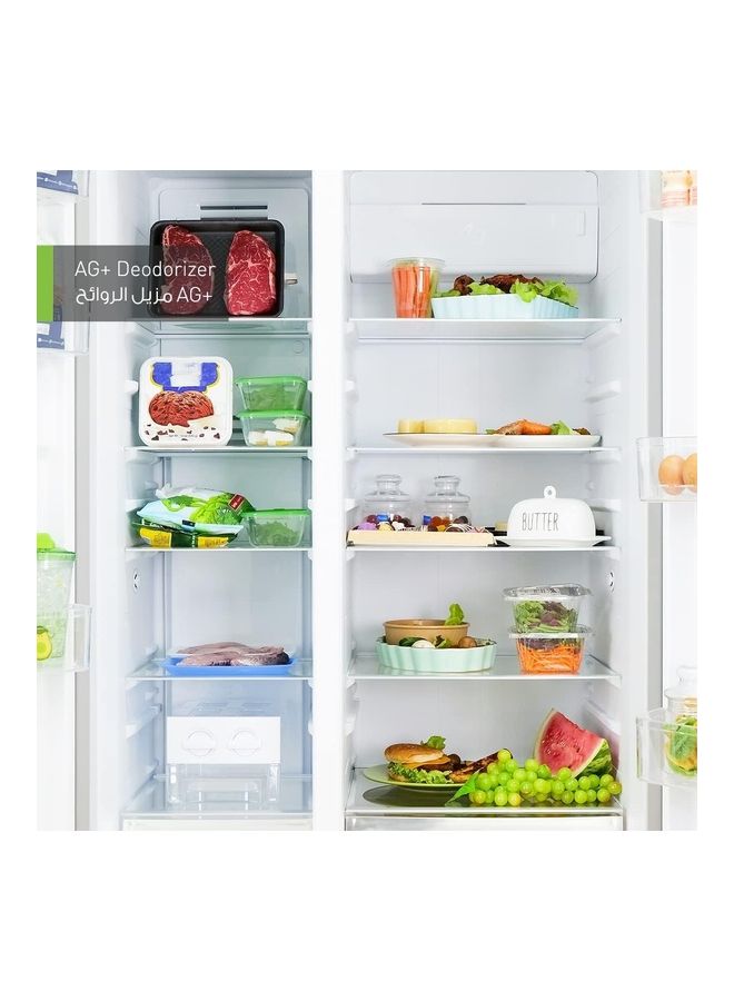 Panasonic 734l Gross Capacity 562l Net Capacity Premium Side By Side Refrigerator With Nutri Tafreez Hygienic Freezing Energy Efficient Inverter Compressor External Control Touch Panel Elegant Premium Finish Nr-bs734msae Matt Black-10 Year Compressor Warranty 362 kW NR-BS734MSAE Matt Black - Image 5