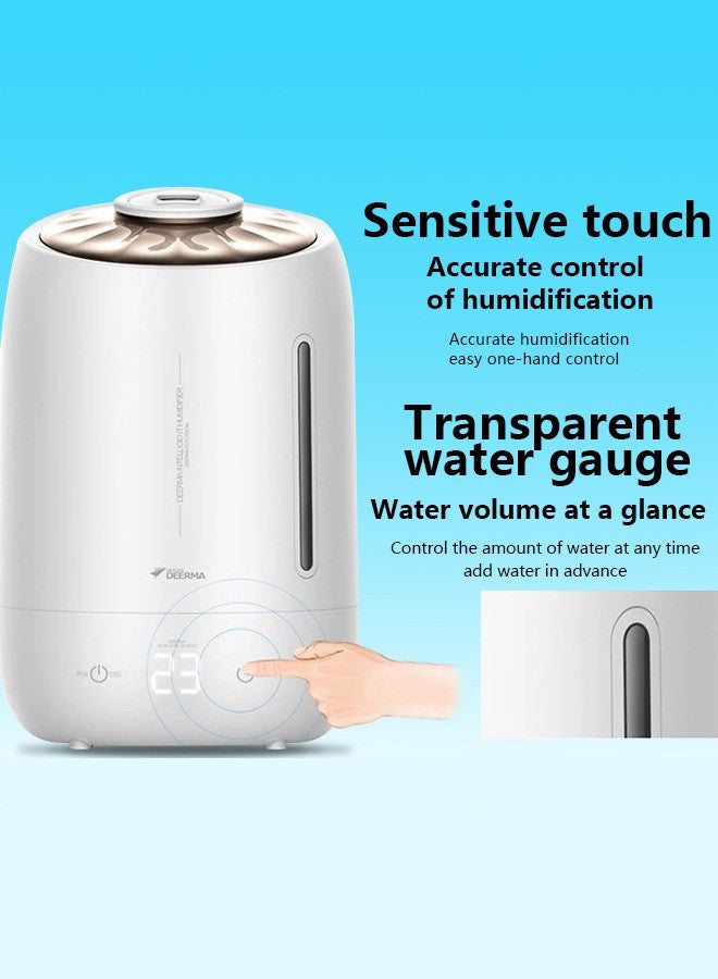 Ultrasonic Digital Humidifier 360° Rotatable Mist Nozzle, Advanced 3-Gear Touch Temperature Control, Ultra-Quiet Operation with Energy-Saving Technology, Perfect for Enhancing Comfort in Your Home or Office F600 White - pnsku/N53431104A/45/_/1738560314/9967bdcb-2744-4e03-a78c-81dd4ed52d53