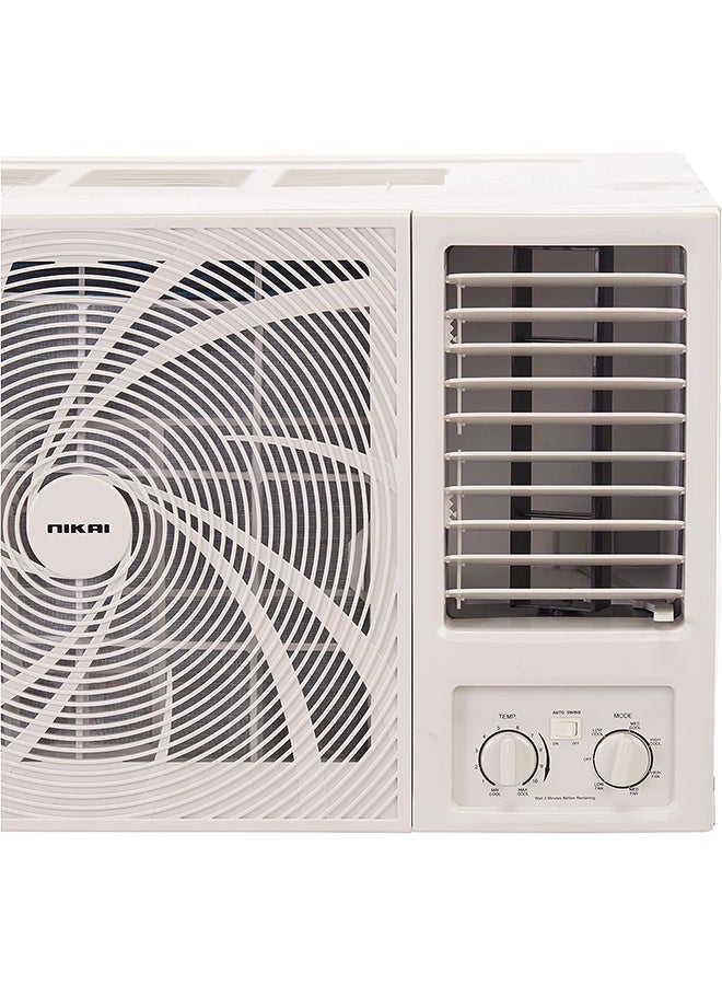 NIKAI Window Air Conditioner 17200 BTU, Cool Only, NWAC18056C24/ NWAC18056C25 White - Image 3