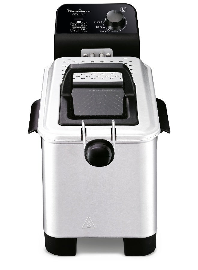 Moulinex Fry Easy Pro Deep Fryer 1.2 kg 2200 W AM333027 Silver - Image 2