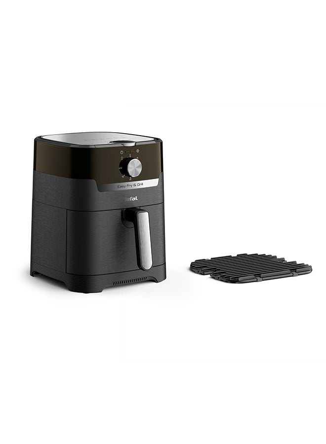 Tefal - 2-In-1 Easy Fry Classic Air Fryer And Grill 4.2 L 1690 W EY501828 Black - Image 1