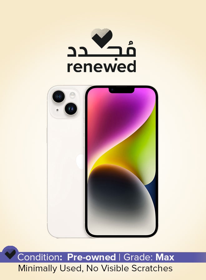 Apple - Renewed - iPhone 14 128GB Starlight 5G With Facetime - International Version - Image 1