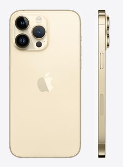 أبل تم تجديده - iPhone 14 Pro بسعة 256 جيجابايت باللون الذهبي ومزود بتقنية 5G ومزود ببرنامج FaceTime  - Image 3