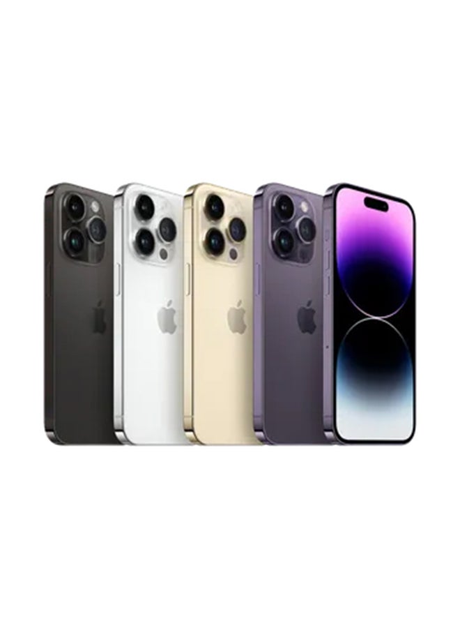 Apple - Renewed - iPhone 14 Pro 128GB Deep Purple 5G With Facetime - International Version - Image 1