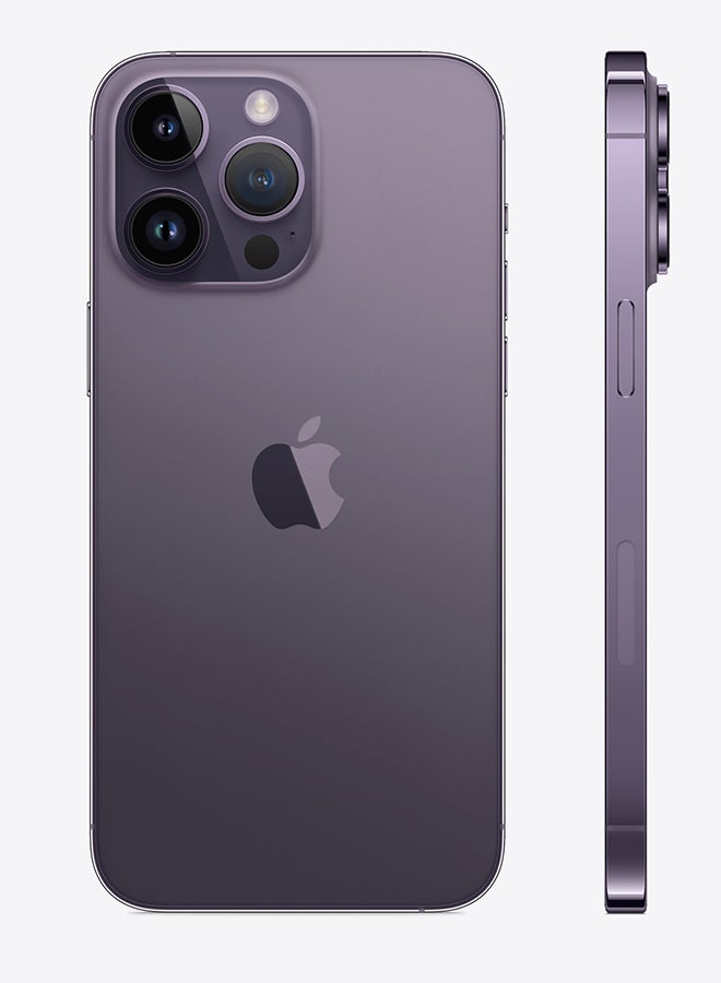 Apple - Renewed - iPhone 14 Pro 128GB Deep Purple 5G With Facetime - International Version - Image 1