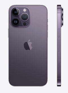 أبل تم تجديده - iPhone 14 Pro Max، بسعة 256 جيجابايت، وبلون أرجواني داكن، ومزود بتقنية 5G مع تطبيق FaceTime  - Image 3