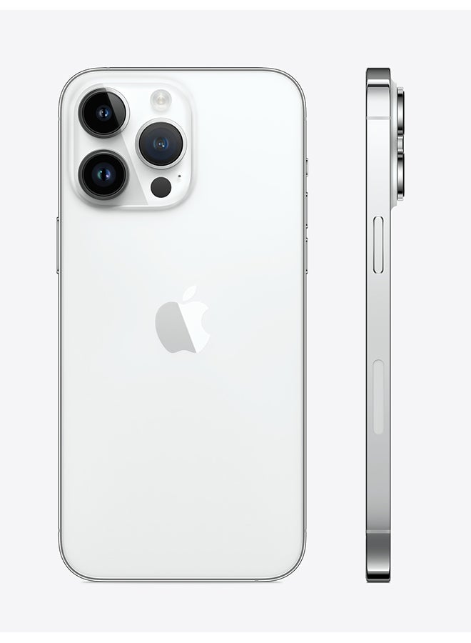 Apple - Renewed - iPhone 14 Pro Max 256GB Silver 5G With Facetime - International Version - Image 1