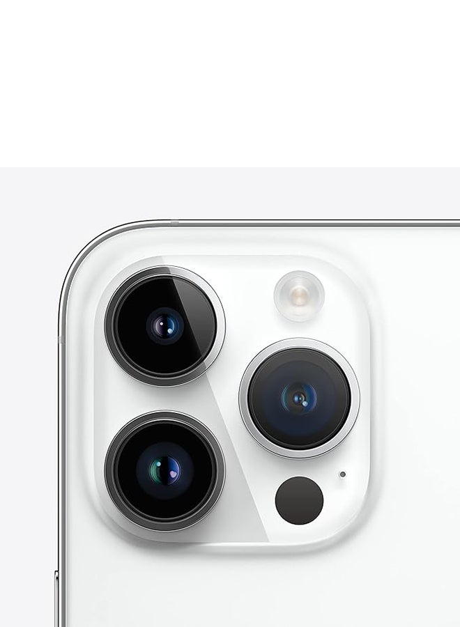 Apple - Renewed - iPhone 14 Pro Max 128GB Silver 5G With Facetime - International Version - Image 1