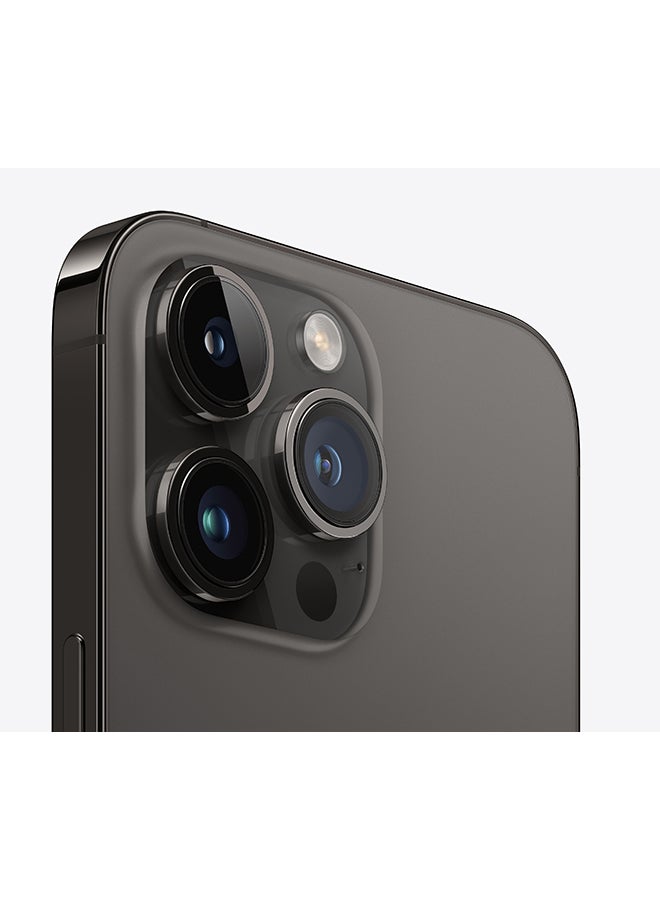Apple - Renewed - iPhone 14 Pro 128GB Space Black 5G With Facetime - International Version - Image 1
