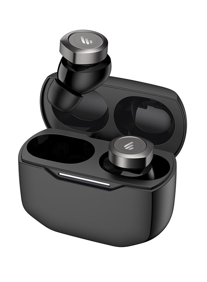 EDIFIER Bluetooth V5.3 Active Noise Cancelling, Fast Charging Wireless Earbuds With Dual Dynamic Drivers, Custom EQ - Physical Button And App Control Black  - Image 1