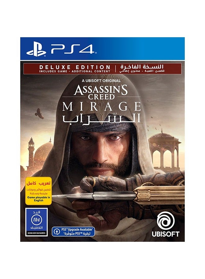 Ubisoft - PS4 Assassins Creed mirage Deluxe Edition - PlayStation 4 (PS4) - Image 1
