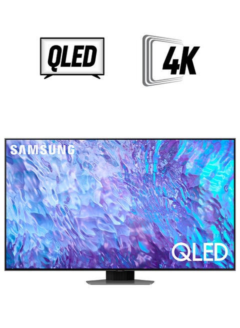 Smart TV, QLED, Q80C, 98 Inch, 2023, Neural Quantum Processor 4K, Smart Hub, Quantum HDR+ QA98Q80CAUXZN Silver