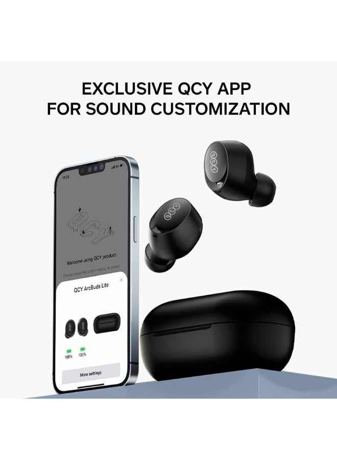 QCY - ArcBuds Lite TWS Earphones Touch Control, Bluetooth 5.3 Black - Image 1