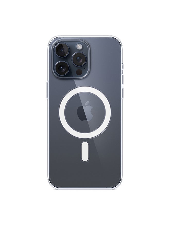 Apple - iPhone 15 Pro Max Clear Case with MagSafe Clear - Image 1